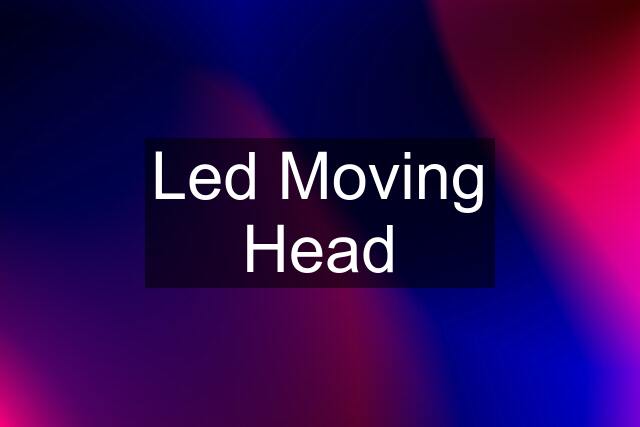 Led Moving Head