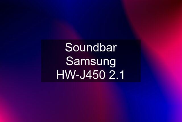 Soundbar Samsung HW-J450 2.1