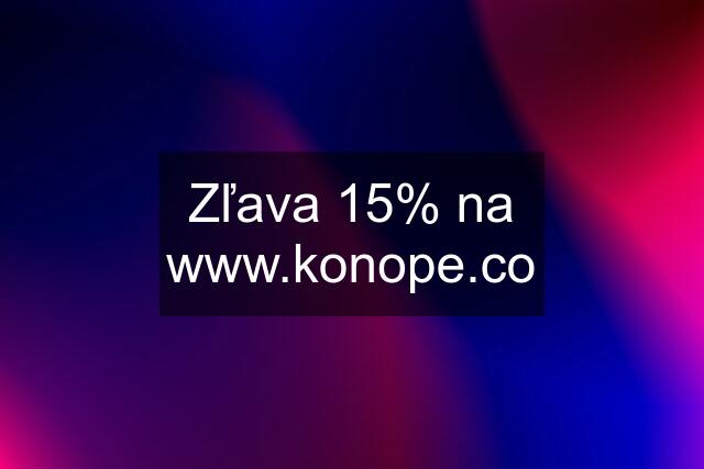 Zľava 15% na 