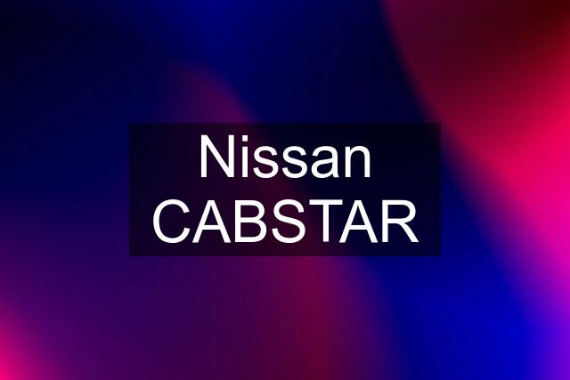 Nissan CABSTAR