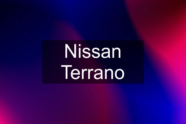 Nissan Terrano