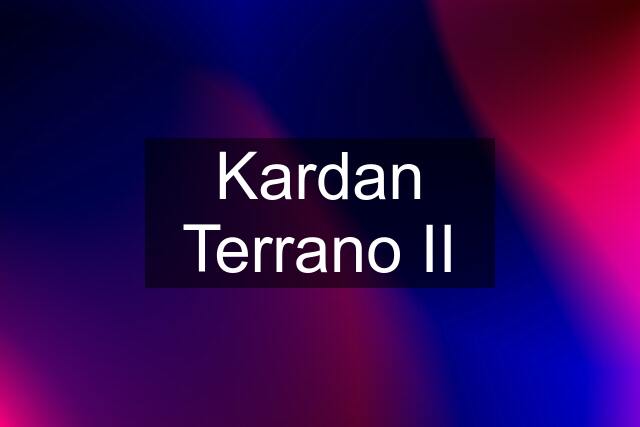 Kardan Terrano II