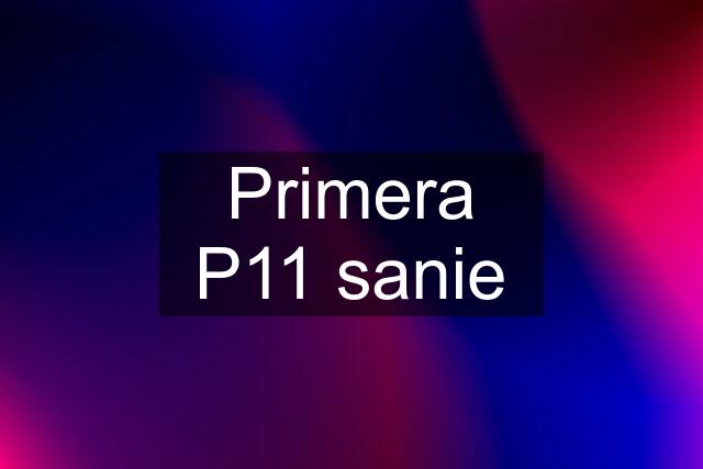 Primera P11 sanie