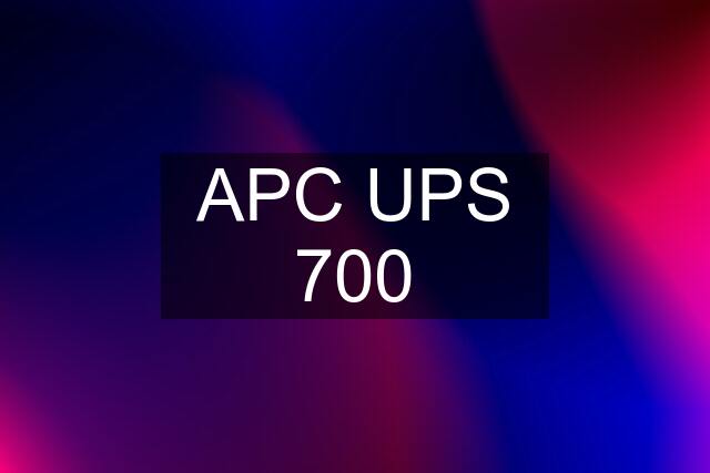 APC UPS 700