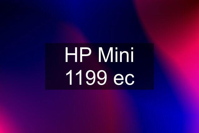 HP Mini 1199 ec