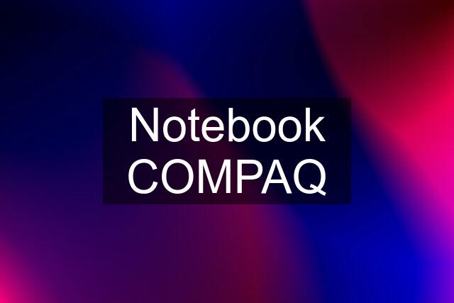 Notebook COMPAQ