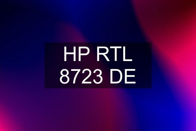 HP RTL 8723 DE