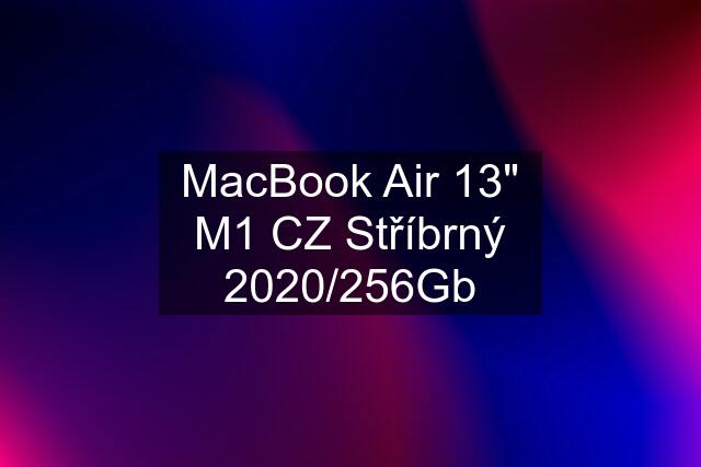 MacBook Air 13" M1 CZ Stříbrný 2020/256Gb