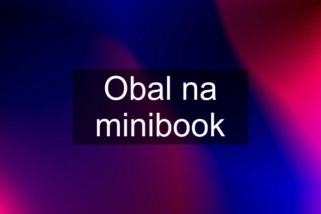 Obal na minibook