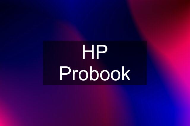 HP Probook