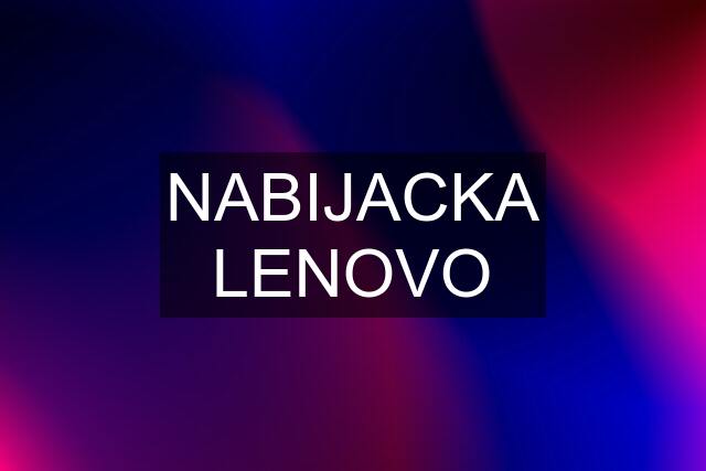 NABIJACKA LENOVO