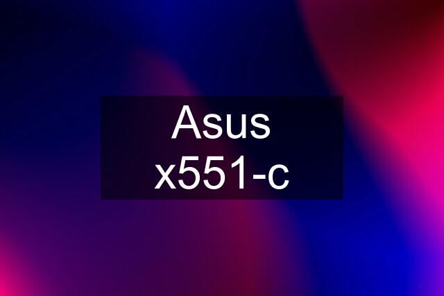 Asus x551-c