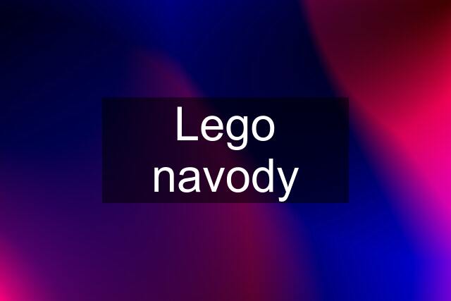 Lego navody