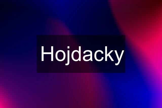 Hojdacky