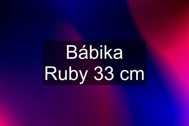 Bábika Ruby 33 cm