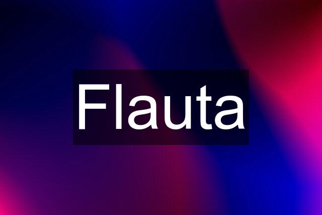 Flauta