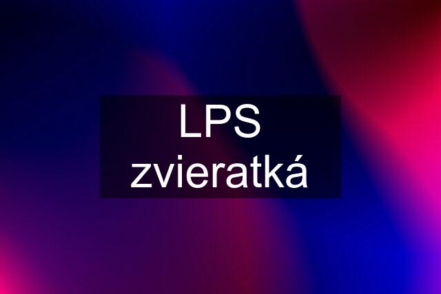 LPS zvieratká