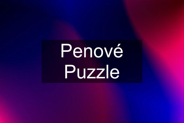 Penové Puzzle