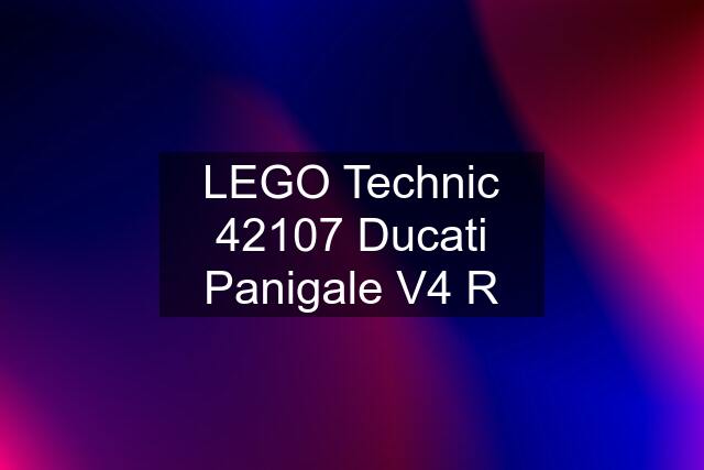 LEGO Technic 42107 Ducati Panigale V4 R