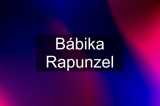 Bábika Rapunzel