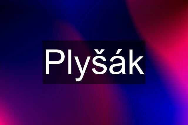 Plyšák