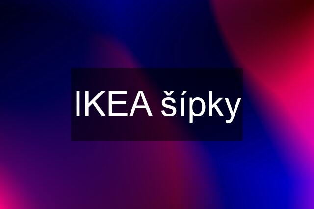 IKEA šípky