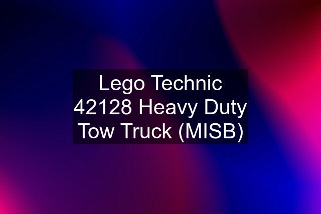 Lego Technic 42128 Heavy Duty Tow Truck (MISB)