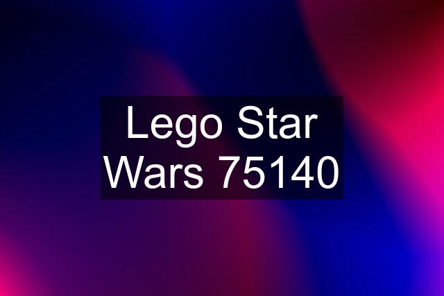 Lego Star Wars 75140