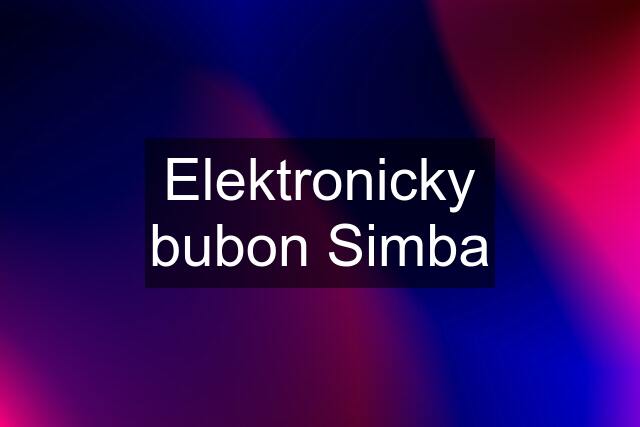 Elektronicky bubon Simba