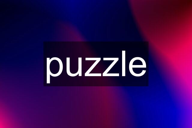 puzzle