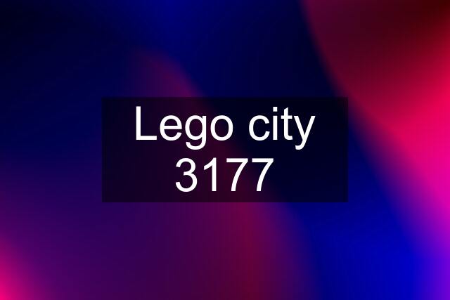 Lego city 3177