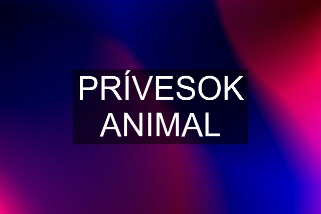 PRÍVESOK ANIMAL