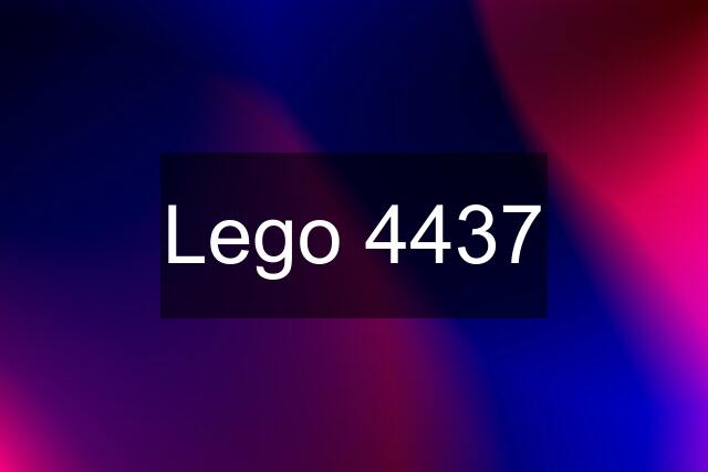 Lego 4437