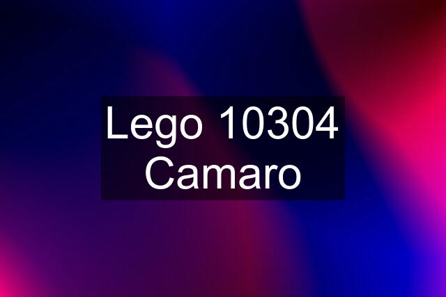 Lego 10304 Camaro