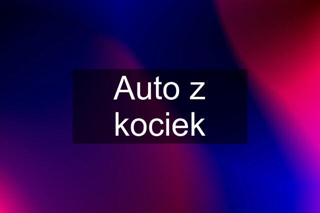 Auto z kociek