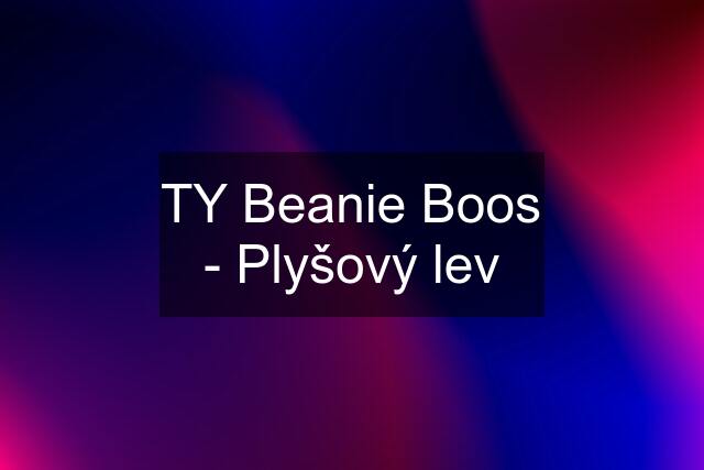 TY Beanie Boos - Plyšový lev