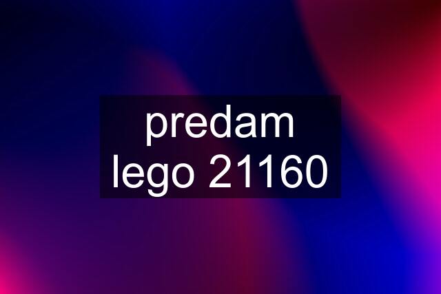 predam lego 21160