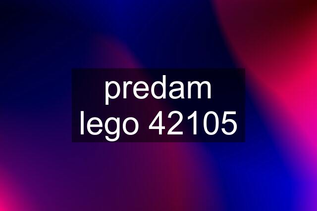 predam lego 42105