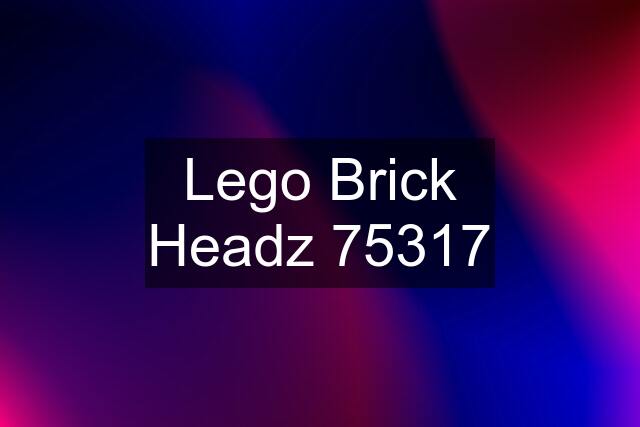 Lego Brick Headz 75317