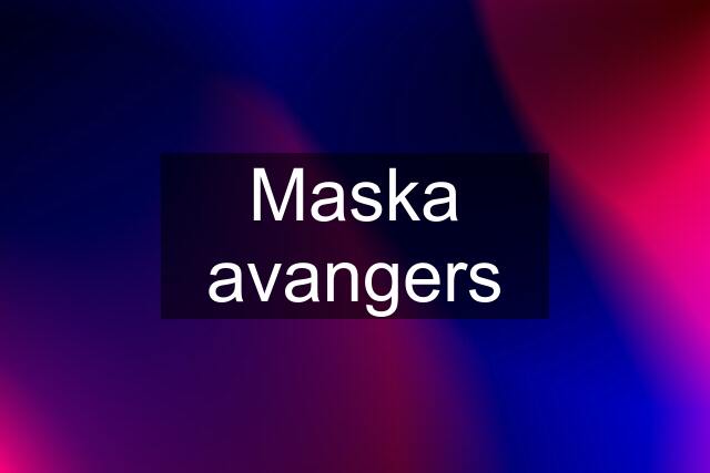 Maska avangers