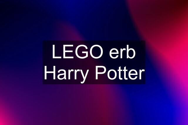 LEGO erb Harry Potter