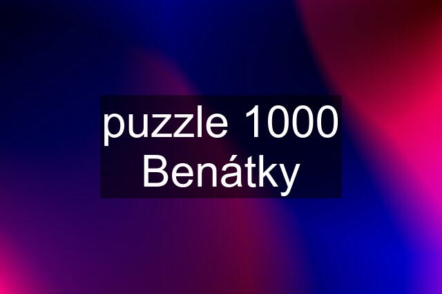 puzzle 1000 Benátky