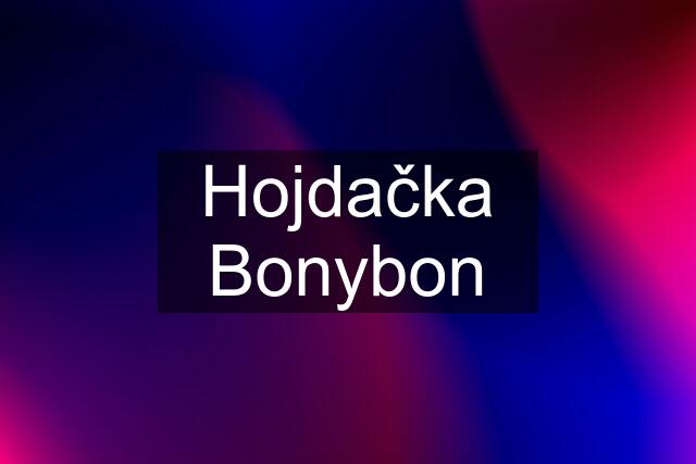 Hojdačka Bonybon