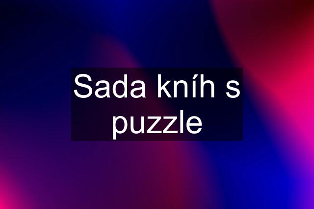 Sada kníh s puzzle