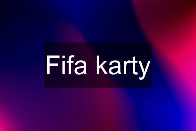 Fifa karty