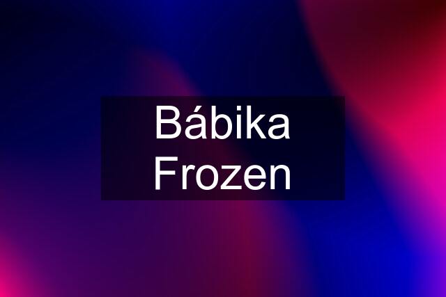 Bábika Frozen