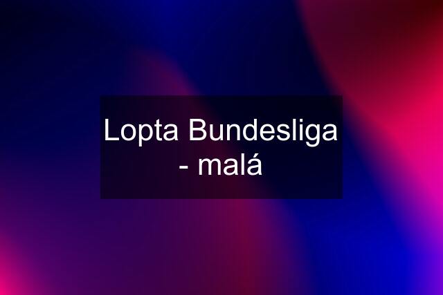 Lopta Bundesliga - malá