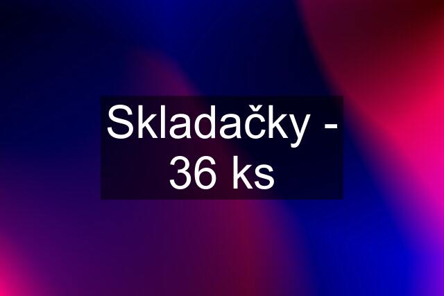 Skladačky - 36 ks