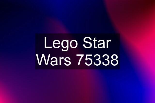 Lego Star Wars 75338