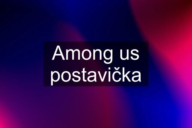 Among us postavička